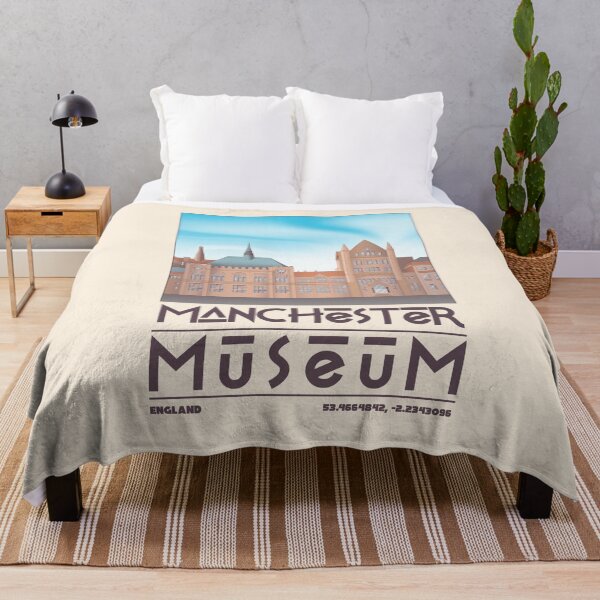 Item preview, Manchester Museum Poster – Retro Museum Print – British Heritage designed and sold by JDP--Designs.