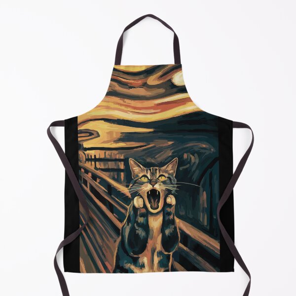 Item preview, Starry Night Cat | Van Gogh Inspired Artwork designed and sold by T-Chou.