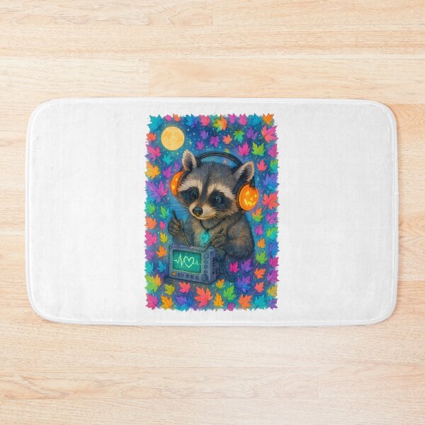 Item preview, Raccoon BMET Halloween Glow Art Print | “Pumpkin Circuit Check” Biomedical Technician Gift designed and sold by ClinicalHubs.