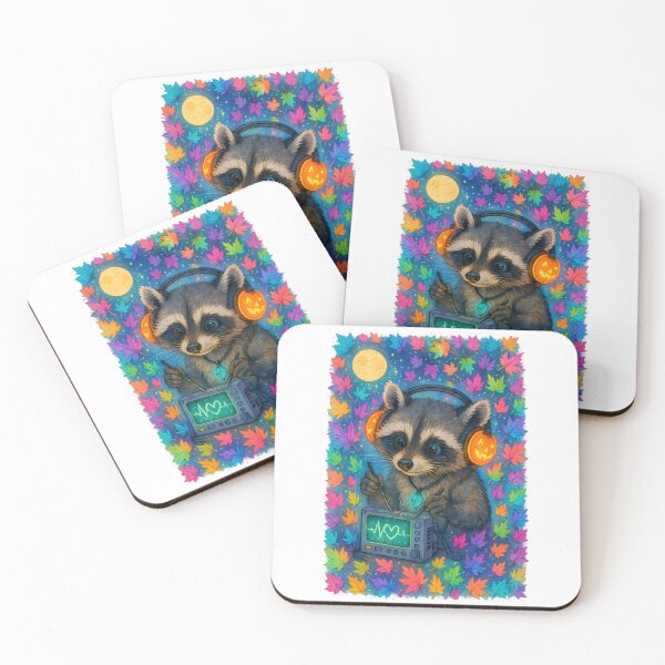 Item preview, Raccoon BMET Halloween Glow Art Print | “Pumpkin Circuit Check” Biomedical Technician Gift designed and sold by ClinicalHubs.