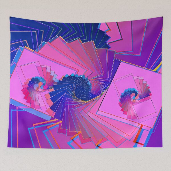 Item preview, Cascade-Magenta, Fine Art Designs, abstract designed and sold by Lycanth.