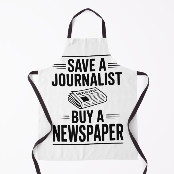 Item preview, Save a Journalist Buy a Newspaper designed and sold by Frank Ring.