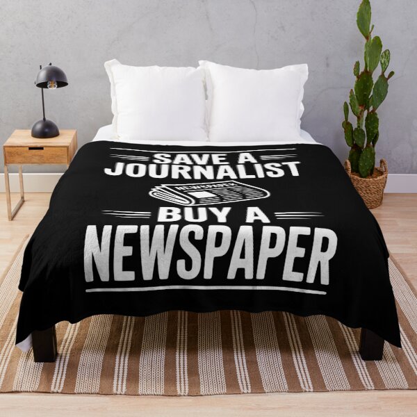 Item preview, Save a Journalist Buy a Newspaper designed and sold by Frank Ring.
