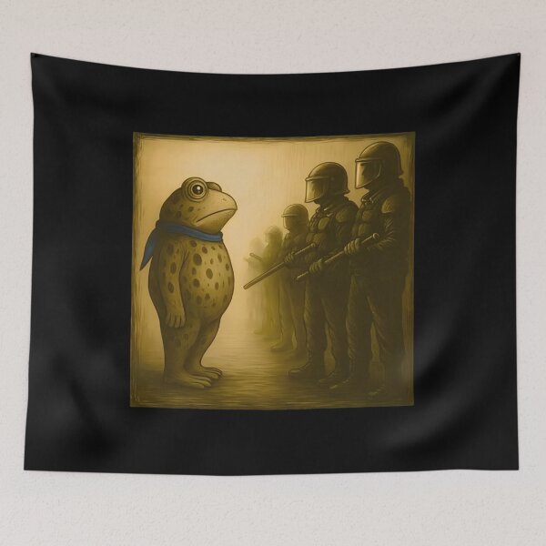 Item preview, Frog Resist Portland Frog Protest,Portland 2025, Activist Frog, No King in America, Peaceful Frog - Portland Frog Protest  designed and sold by cloudline-scb.