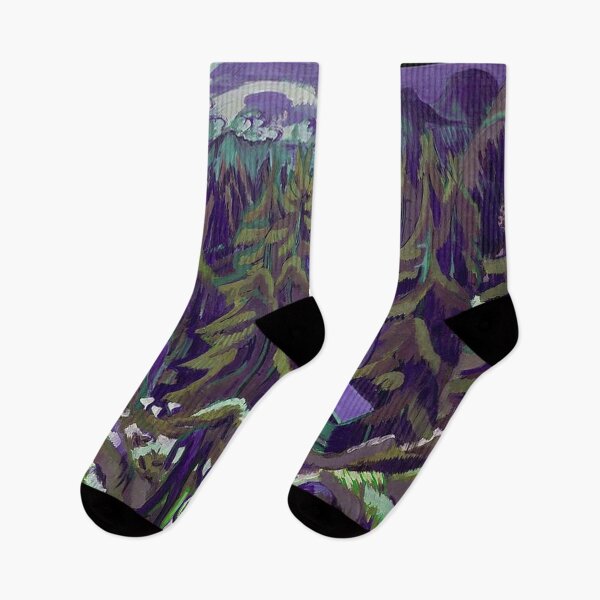 Item preview, Mountain Landscape -Abstract- Purple designed and sold by tomorrowsart.