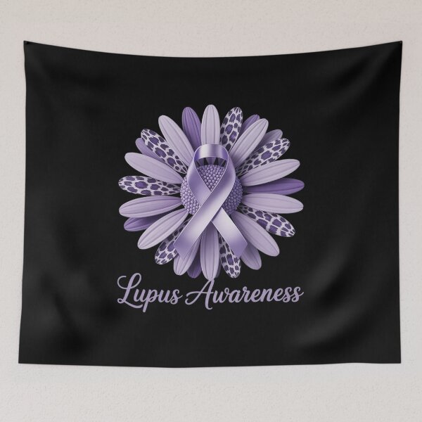 Item preview, Lupus Awareness Flower Support designed and sold by RayArmstrong.