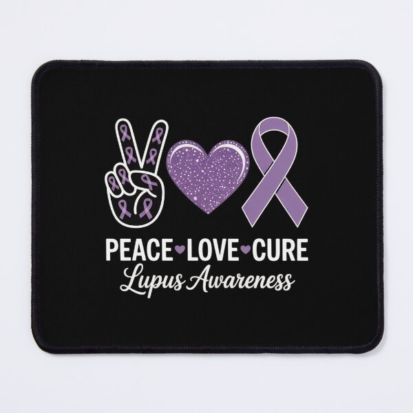 Item preview, Lupus Awareness Support Ribbon Cute Peace 1 designed and sold by DrewLeuschke.