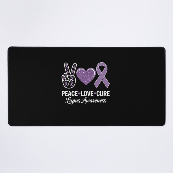 Item preview, Lupus Awareness Support Ribbon Cute Peace 1 designed and sold by DrewLeuschke.
