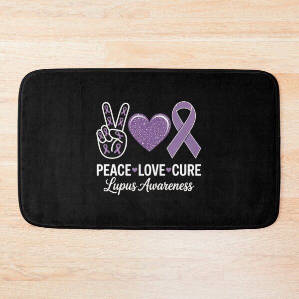 Item preview, Lupus Awareness Support Ribbon Cute Peace 1 designed and sold by DrewLeuschke.