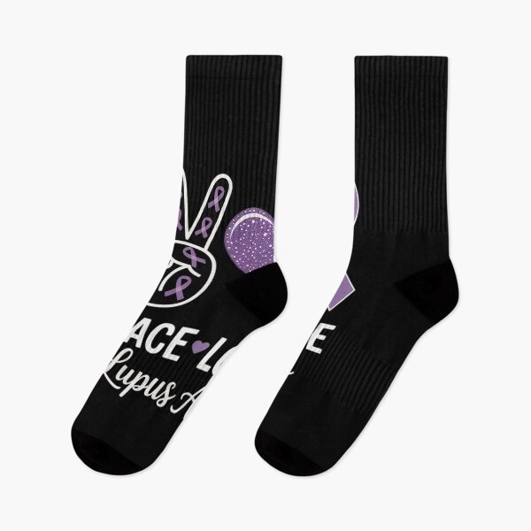 Item preview, Lupus Awareness Support Ribbon Cute Peace 1 designed and sold by DrewLeuschke.