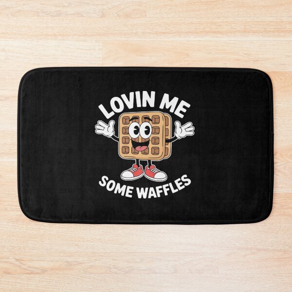 Item preview, Lovin Me Some Waffles Funny designed and sold by AmparoBoyle.