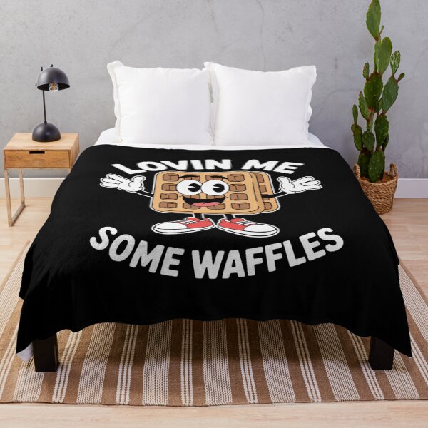 Item preview, Lovin Me Some Waffles Funny designed and sold by AmparoBoyle.