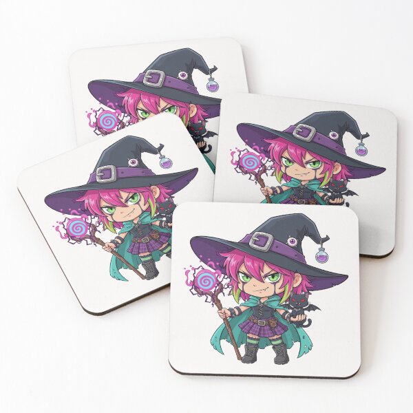 Item preview, Chibi Witch Girl Shirt for Halloween Lovers – Cute Magical Sorceress Design designed and sold by ColorScience.