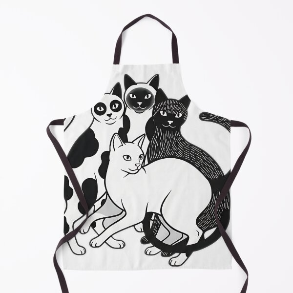 Item preview, The Black and White Cat Huddle designed and sold by meesub.