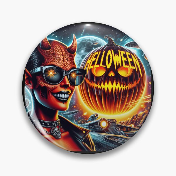 Item preview, Hellish Devil Rocker Cosmic Halloween designed and sold by Voodoo Store Paranormal Collections.