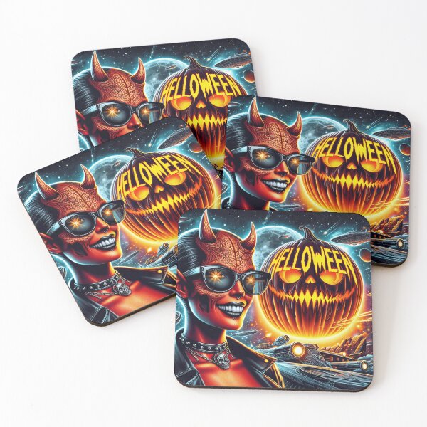 Item preview, Hellish Devil Rocker Cosmic Halloween designed and sold by Voodoo Store Paranormal Collections.