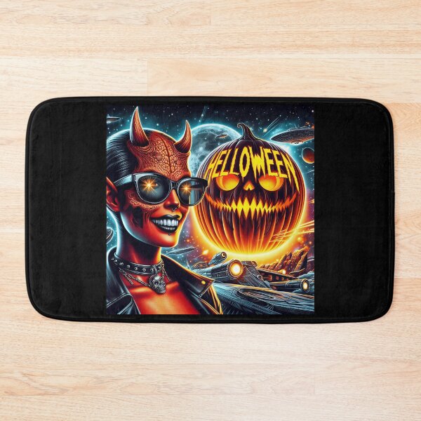Item preview, Hellish Devil Rocker Cosmic Halloween designed and sold by Voodoo Store Paranormal Collections.