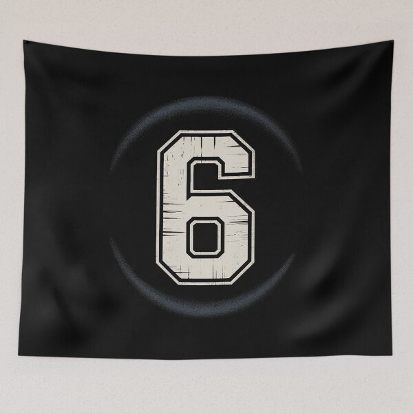 Item preview, Lucky Number 6 Birthday Sports Player Team Athlete designed and sold by FranzFriesen.