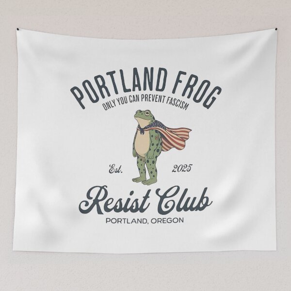 Item preview, Frog Resist Portland Frog Protest,Portland 2025, Activist Frog, No King in America, Peaceful Frog - Portland Frog Protest designed and sold by cloudline-scb.