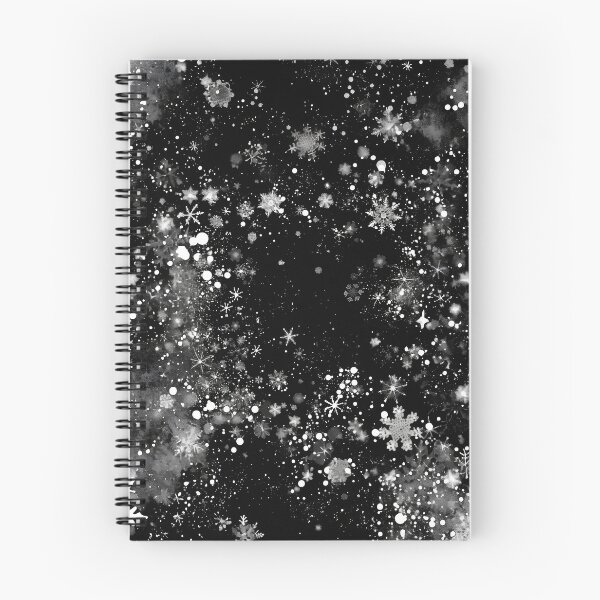 Item preview, Monochrome Snow Particle Pattern – High Contrast Minimal Texture | Modern Black and White Winter Design designed and sold by Windy-market.