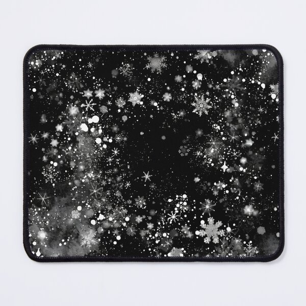 Item preview, Monochrome Snow Particle Pattern – High Contrast Minimal Texture | Modern Black and White Winter Design designed and sold by Windy-market.