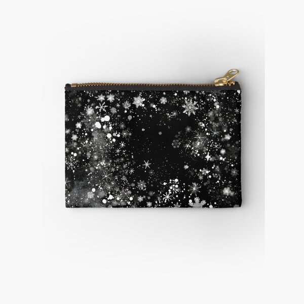 Item preview, Monochrome Snow Particle Pattern – High Contrast Minimal Texture | Modern Black and White Winter Design designed and sold by Windy-market.