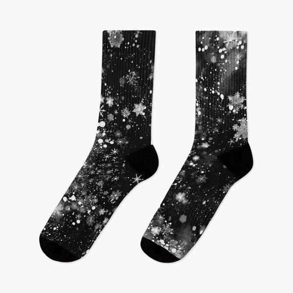 Item preview, Monochrome Snow Particle Pattern – High Contrast Minimal Texture | Modern Black and White Winter Design designed and sold by Windy-market.