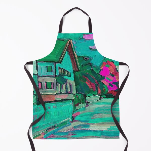 Artikelvorschau, Zwei Häuser in Aqua von Wassily Kandinsky entworfen und verkauft von tomorrowsart.