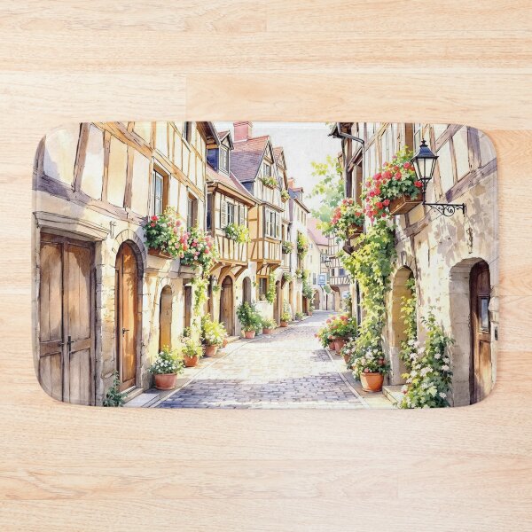 Item preview, Cluis, medieval alley, Way of Saint James designed and sold by jefboutique6150.