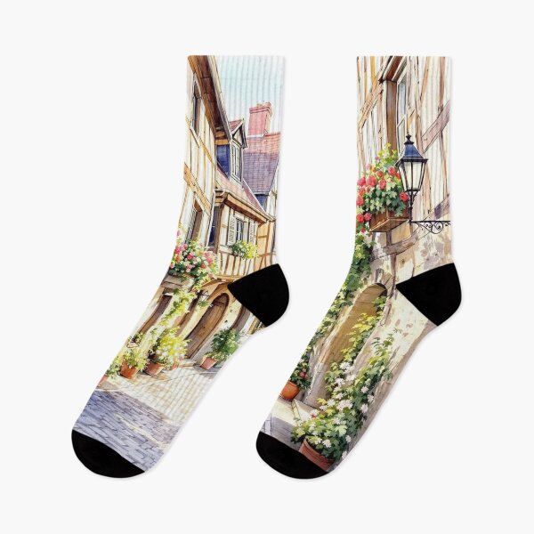 Item preview, Cluis, medieval alley, Way of Saint James designed and sold by jefboutique6150.