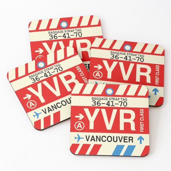 Item preview, YVR Vancouver • Airport Code Art • Jet Age Design designed and sold by YHMDesigns.