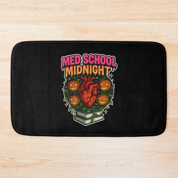 Item preview, Med School Midnight – Halloween Floral Anatomy Heart & Pumpkin Bouquet for Medical Students designed and sold by ClinicalHubs.