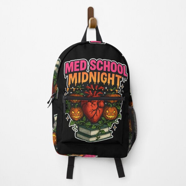 Item preview, Med School Midnight – Halloween Floral Anatomy Heart & Pumpkin Bouquet for Medical Students designed and sold by ClinicalHubs.