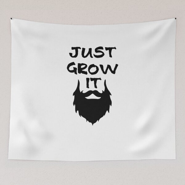 Item preview, Just Grow It Beard V2 designed and sold by TeeTimeGuys.