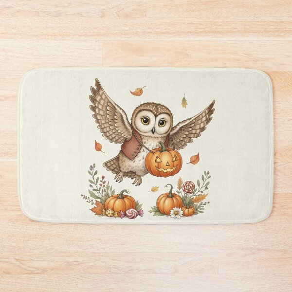Item preview, Pumpkin Owl’s Halloween Flight designed and sold by Pasteltone.