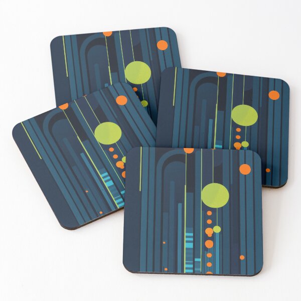 Item preview, Vibrant abstract shapes and lines designed and sold by anytka.