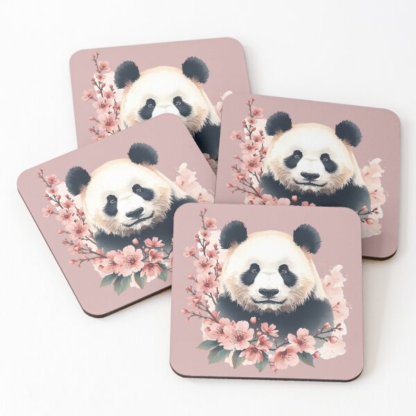 Item preview, Spring Panda, Romantic Watercolor designed and sold by BKDIGITALSHOP.