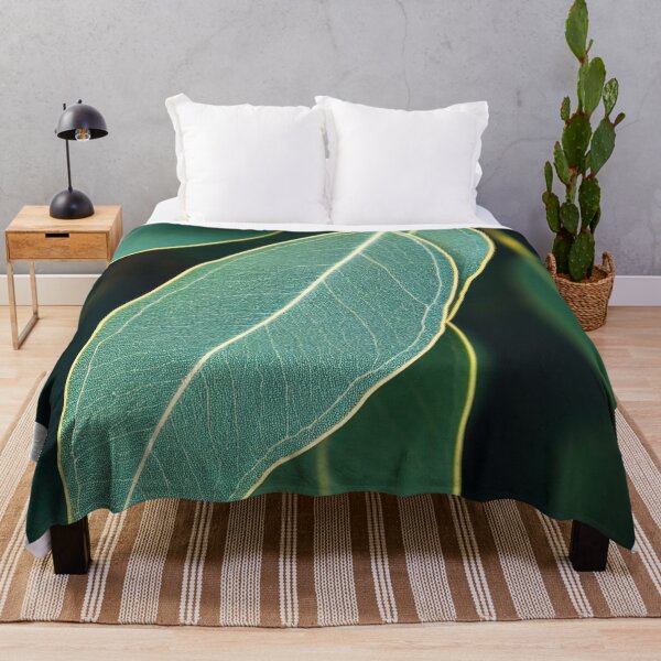 Item preview, Close-up of green leaves with veins designed and sold by anytka.
