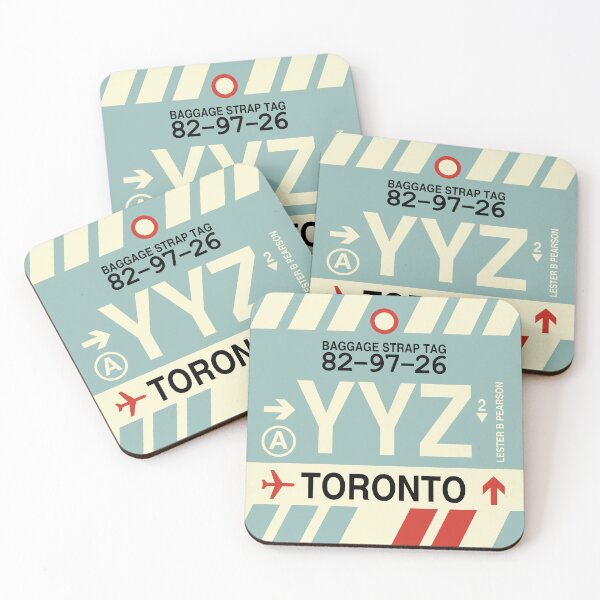 Item preview, YYZ Toronto • Airport Code Art • Jet Age Design designed and sold by YHMDesigns.