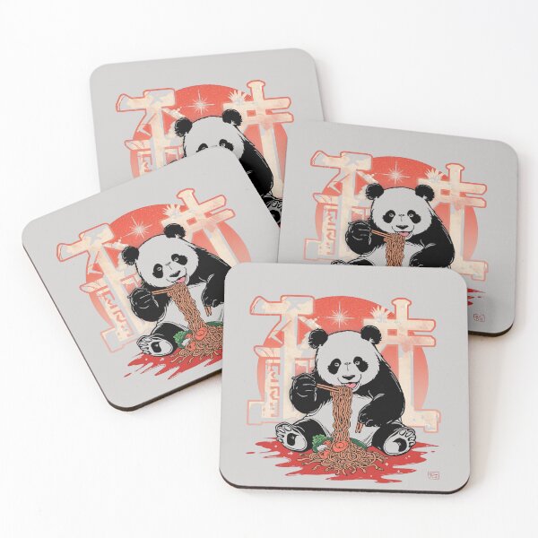 Item preview, Messy Panda Eating Ramen designed and sold by BKDIGITALSHOP.