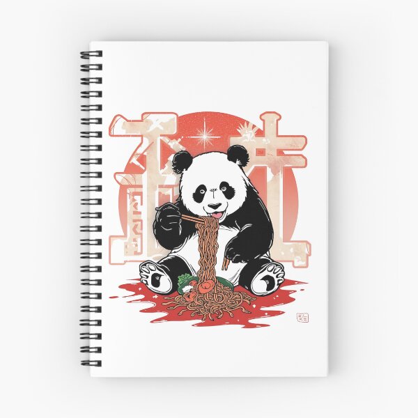 Item preview, Messy Panda Eating Ramen designed and sold by BKDIGITALSHOP.