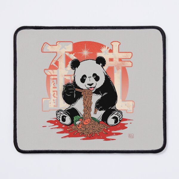Item preview, Messy Panda Eating Ramen designed and sold by BKDIGITALSHOP.