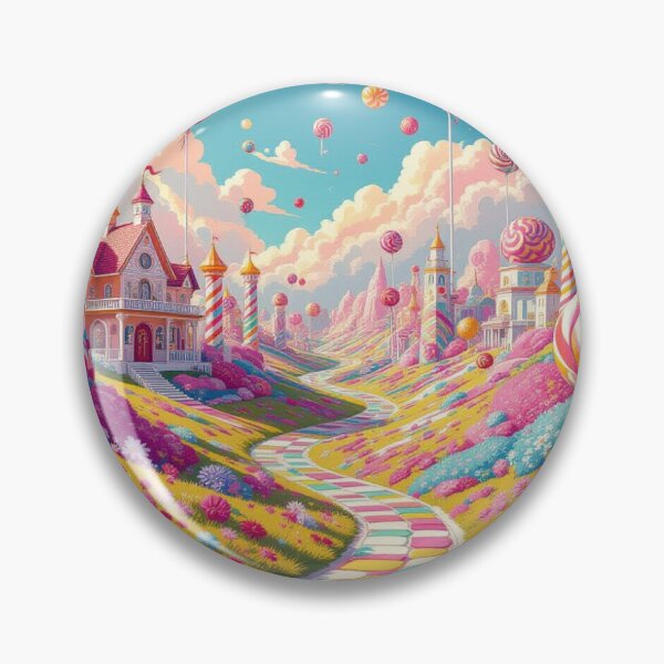 Item preview, Candyland Dreams – Imaginative flower world between lollipops, Color Path & Fairytale Towers designed and sold by FotoworldEdel.