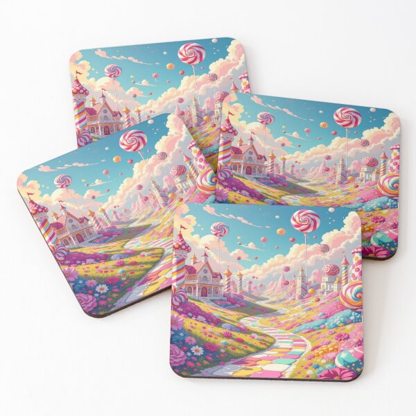 Item preview, Candyland Dreams – Imaginative flower world between lollipops, Color Path & Fairytale Towers designed and sold by FotoworldEdel.