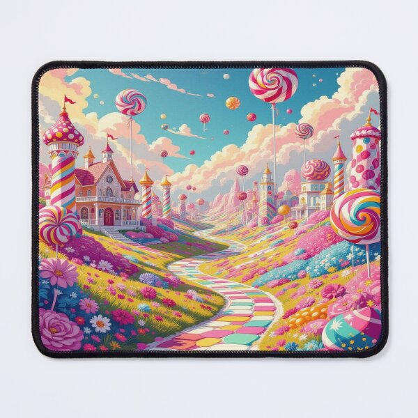 Item preview, Candyland Dreams – Imaginative flower world between lollipops, Color Path & Fairytale Towers designed and sold by FotoworldEdel.