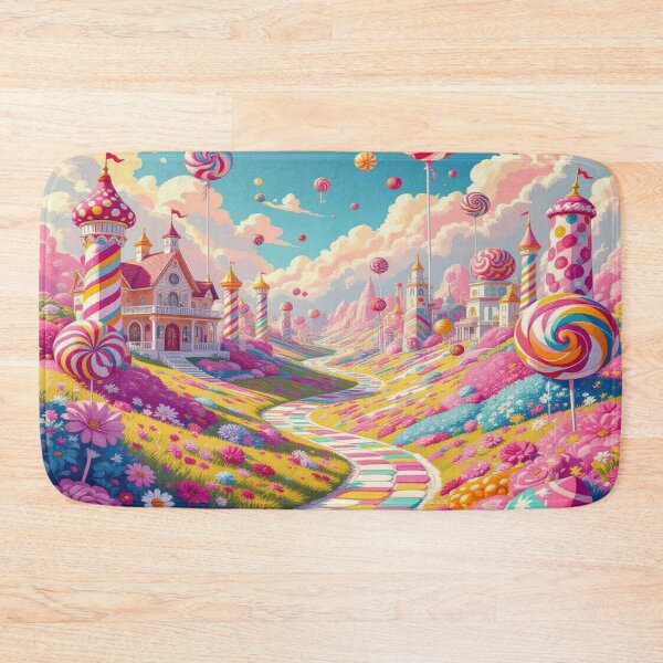 Item preview, Candyland Dreams – Imaginative flower world between lollipops, Color Path & Fairytale Towers designed and sold by FotoworldEdel.