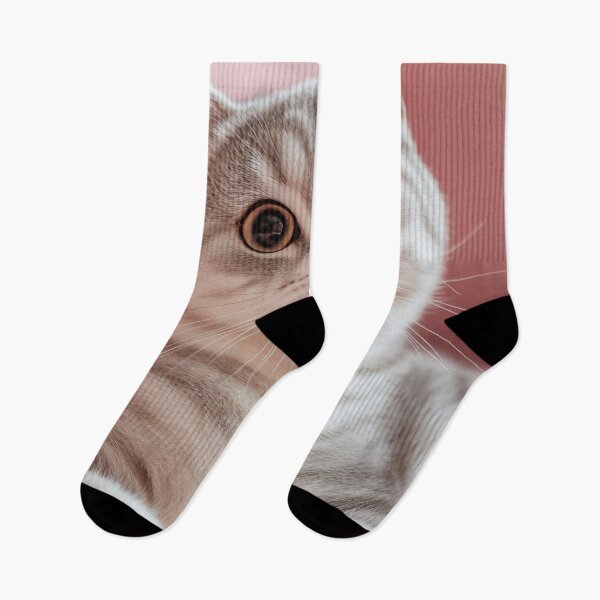 Item preview, Gato gris juguetón relajándose en el sofá designed and sold by anytka.