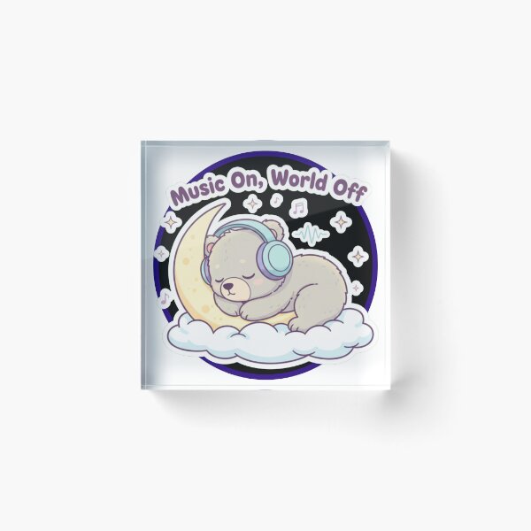 Item preview, Music On, World Off designed and sold by Gnfree.