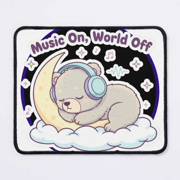 Item preview, Music On, World Off designed and sold by Gnfree.