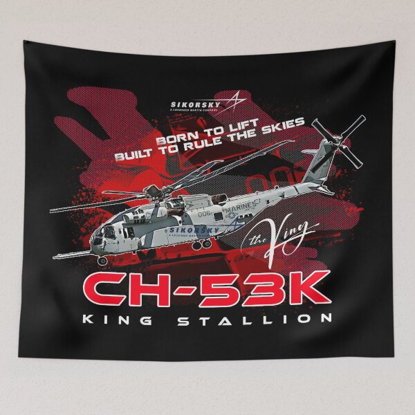 Item preview, CH-53K King Stallion – The Heavy-Lift King of the Skies designed and sold by Aerolovers.